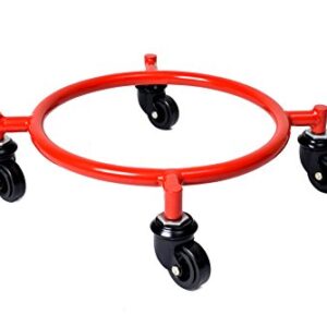 Satpuda’s RedTurtle Gas Cylinder Trolley an Ideal LPG Cylinder Trolley for Everyday use. (Colour Red)