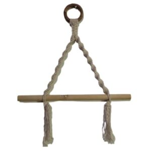 Dxyz Macrame Paper Towel Holder Wall Mount for Kitchen and Bathroom Decor,Boho Paper Towel Hanger,Toilet Hand Paper Towel Hanging
