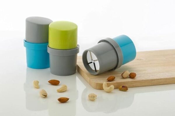 Solitude Dry Fruit Cutter, Slicer, Grinder, Chocolate Cutter and Butter Slicer with 3 in 1 Blade for Almonds, Cashews etc (Stainless Steel) - Image 3