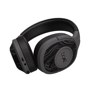 Boat Rockerz 550/Rockerz 558 Over Ear Bluetooth Headphones with Upto 20 Hours Playback, 50MM Drivers, Soft Padded Ear Cushions and Physical Noise Isolation(Black)