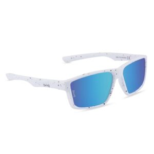 Polarized Sports for Men Stylish Sunglasses by OKNO | Sunglasses for Men & Women | 100% UV Protection Shades | Rectangular Wrap-Around TR90 Frame | Cricket Bike Cycling Driving Trekking & More