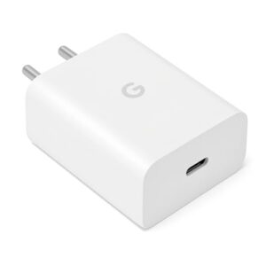 Google 30W Original C-Type Rapid Charger Power Fast Adapter for Google 10/10 Pro/9A/9 Pro XL/9 Pro/8 Pro/8/8a/7 Pro/7A/3A Pro -Tablet/Chromebook & Support 30 W Other USB C Devices Quick Charge, White