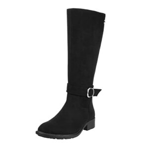 Mochi Women Knee High Boot Black