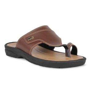Bata Men's Slip-on Sandal - BROWN