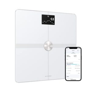 Withings Body+ Wi-Fi bathroom scale for Body Weight - Digital Scale and Smart Monitor Incl. Body Composition Scales with Body Fat and Weight loss management, White