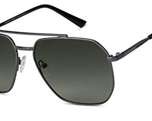 VINCENT CHASE EYEWEAR By Lenskart|Green Square Stylish Sunglasses|Polarized & Uv Protected|For Men & Women