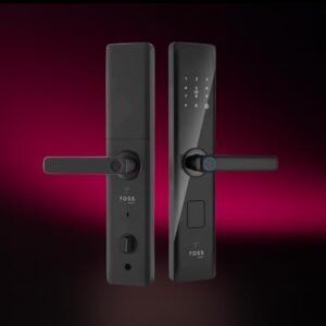 Toss Smart Digital Door Lock – 4-in-1 Unlock (Fingerprint, PIN, RFID, Manual Key) | Main Door Smart Lock for Home & Office | Biometric Security | USB Backup | 2-Year Warranty