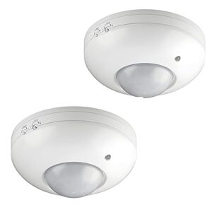 Blackt Electrotech(2 Pic Pack)Blackt Electrotech 360 Degree Pir Motion Sensor With Light Sensor,Energy Saving Motion Detector Switch With 18 Months Warranty(Ceiling Mounted) :