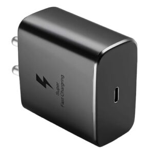 Samsung Galaxy 45W USB-C Super Fast Charger Adapter for Galaxy S25 Edge/Ultra/FE, S24 Ultra/Edge/FE, Z Fold 7/6/5/4, Z Flip 7/6/5/4, S23, A56, M55, A36-45Watt Type C Charging Adaptor Black
