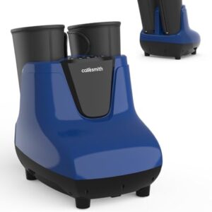Caresmith Revive Foot & Leg Massager Machine for Pain Relief | 14 Air Bags & 6 Foot Rollers with Infrared Warming | Foot Massager Machine for pain relief