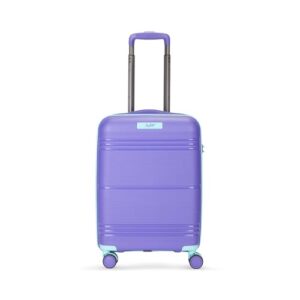 Skybags Cabin Paratrip Hard Luggage (55 cm) | Polypropylene Luggage Trolley with 8 Spinner Wheels| Purple Oppulence | Unisex