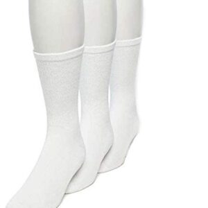 Aeoss Solid Coloured Calf Length Crew Socks For Men (White)