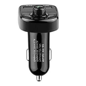 Aeoss Bluetooth Car Kit FM Transmitter MP3 Player with LED Dual USB 3.1A Voltage Display Micro SD TF Music Playing Charger