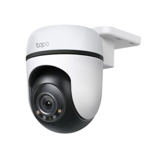 Tapo C510W 2K 3MP 1296P Outdoor Pan/Tilt Security Wi-Fi Camera, IP65 Weatherproof, Motion Detection, 360