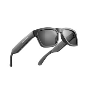 OhO sunshine Smart Glasses,Polarized Sunglasses with Bluetooth Speaker,Athletic/Outdoor UV Protection and Voice Control,