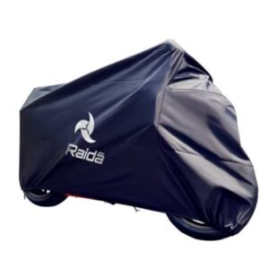 Raida RainPro Bike Cover for Yamaha Fascino (Navy Blue) Waterproof | Dustproof | with Mirror Pockets