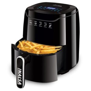 INALSA Air Fryer 4.2 ltr|1400 W with Air Crisp Technology|Temperature & Timer Control|8 Preset Menu & Digital Display|Air fry, Bake,Roast,Reheat,Dehydrate|Airfryer Recipe book(Tasty Fry Digital) Online at Low Prices in India