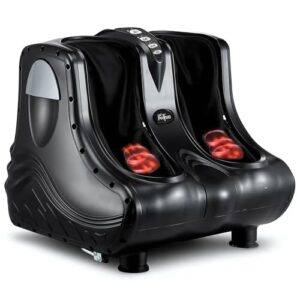 Dr Physio USA Monarch 1046 Electric Foot Massager Machine for Pain Relief, Muscle Relaxation & Improving Blood Circulation with Rolling, Kneading & Vibration, Calf & Leg Massager