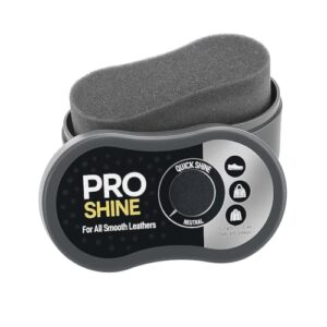 PRO Quick Shine (Neutral) | Shoe Shining Sponge | Instant Shoe Shiner for Leather Shoe | Versatile & Durable