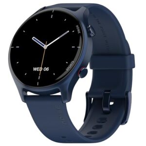 Noise Twist Round dial Smart Watch with Bluetooth Calling, 1.38" TFT Display, up-to 7 Days Battery, 100+ Watch Faces, IP68, Heart Rate Monitor, Sleep Tracking (Midnight Blue)