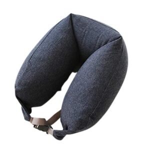 Aeoss U Shaped Travel Pillow Nanoparticles Neck Pillow Travel Pillow for Airplane Flight Foam Particles Pillow for Decorative Travel