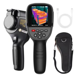 GOYOJO 256x192 Hti-18+ Thermal Imaging Camera with Dual-Light Fusion, -4~1022°F, Handheld Infrared Thermography for Home Inspection HVAC Electrical Plumbing Leak Detection and Mechanical Maintenance
