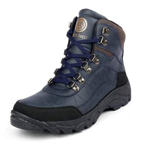 Bacca bucci Men's Sprite Snow high top Six inches Ankle Boots Blue