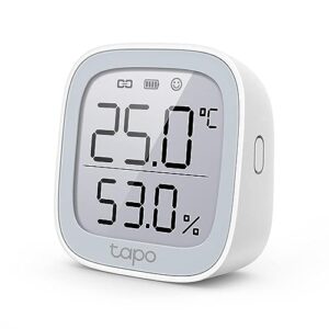 Tapo T315 Digital Hygrometer Thermometer Smart Temperature & Humidity Monitor | Real Time | Home Automation | Free Data Storage & Visual Graphs | Hub Required, Pack of 1