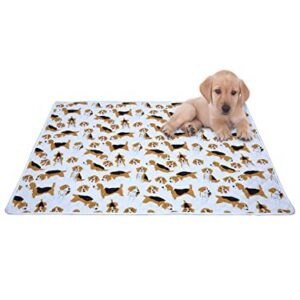 AAZEEM Soft Light Weight Mat for Dogs,Cats & Pets, (Size-M),Multi