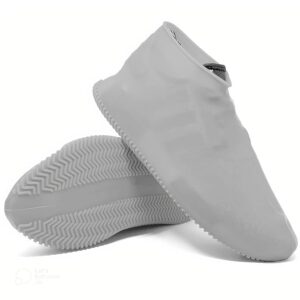 Waterproof Shoe Covers Reusable Silicone Cover Shoes Rain Boots for Men, Women, Kids |Overshoes Protectors for Kitchen, Indoor,Outdoor.Silicone Shoes Cover (Rain Shoe Cover)