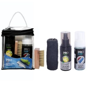 PRO Sneaker Cleaning Kit | Complete Shoe Cleaning Kit with Shampoo(150ml), Shoe Deo(150ml), Mini Brush and Microfiber Cloth