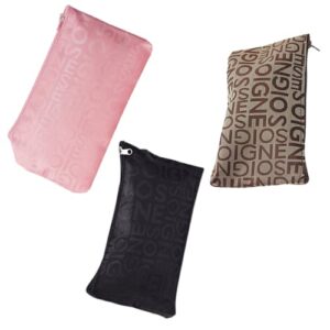 Aeoss Women Multipurpose Pouch Purse Cases Makeup Bag CASE KIT Coin Money Cosmetics Gift Bag 3PAIR