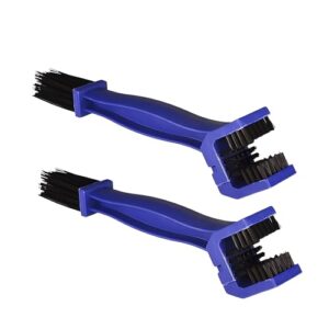 Autofy Universal Motorcycle/Cycle Chain Cleaner Brush for Bikes (Blue) [**Pack of 2**]