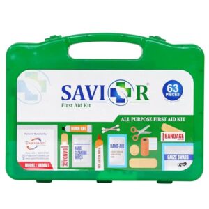 TECHNOSPILL All-in-One First Aid Kit – 63-Piece Emergency First Aid Kits Supplies for Home, Office, Car, Travel, and Outdoor Adventures
