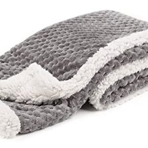 First Kick Baby Boy's and Baby Girl's Luxury Flannel Wrap Sheet All Season Blanket, Wrapping Sheet, Baby Blanket for Babies(0-12 Months, 100cm x 80 cm, Light Grey) (Lightweight)