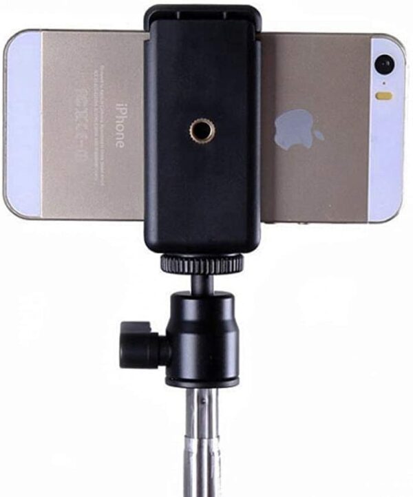 Aeoss Phone Tripod Mount Holder Clip Clamp Bracket Monopod Selfie Stick Stand Adapter (Combo) - Image 5