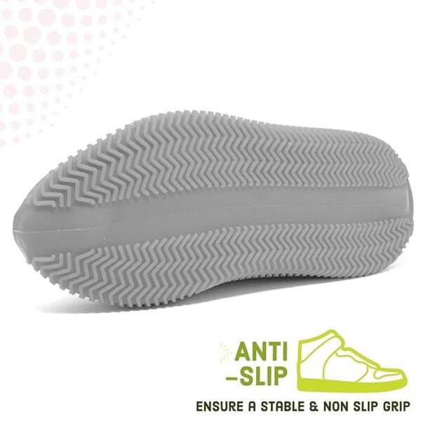 Waterproof Shoe Covers Reusable Silicone Cover Shoes Rain Boots for Men, Women, Kids |Overshoes Protectors for Kitchen, Indoor,Outdoor.Silicone Shoes Cover (Rain Shoe Cover) - Image 6