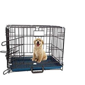 Dog Trust Cage with Removable Tray, Dog Cage Small Size Black for Puppy Pet (18 Inch)