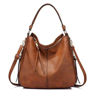 INOVERA (LABEL) Women Inovera Faux Leather Handbags Shoulder Hobo Bag Ladies Big Purse With Long Strap