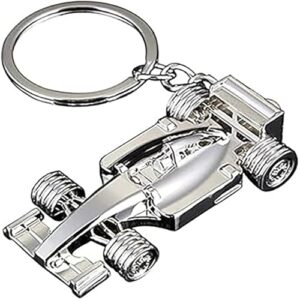 F1 Merchandise Keychain, F1 Racing Car Design Key Chain, Stylish and Durable F1 Keychain Gift for Men Friends Daily Use