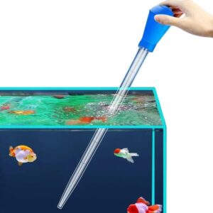 VAYINATO® Manual Fish Tank Water Changer Aquarium Dropper, 50Ml Aquarium Clean Pipette Dropper, Fish Tank Cleaning Waste Remover, Aquarium Gravel Cleaning Straw Aquarium Tool by Petzlifeworld