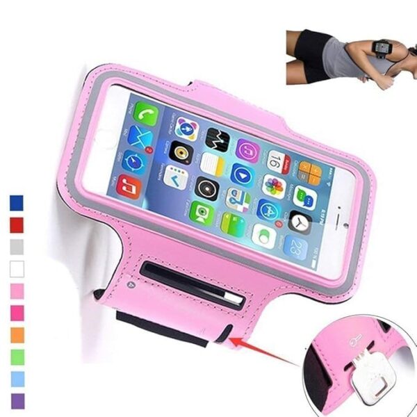 Aeoss Premium Running Armband,Sports Phone Arm Case Holder for Jogging, Gym Workouts Compatible with iPhone 11 - Image 3