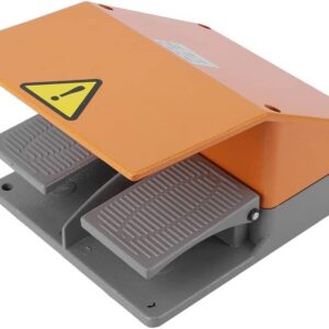 Dehmy Dual Foot Switch Pedal YDT1-15, Good Performance for Electrical Machine Power Supply Clip Kit