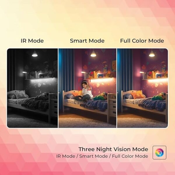 Trueview 2MP Smart CCTV Wi-fi Home Security Camera with Pan Tilt 360� View, 2 Way Talk, Cloud Monitor, Motion Detect, Supports SD Card Up to 256 GB, Night Vision (2MP Color Night Vision Smart Camera) - Image 3