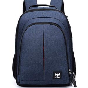 FUR JADEN DSLR SLR Camera Lens Shoulder 14 Inch Laptop Backpack for Canon Nikon Sigma Olympus with Tripod Holder