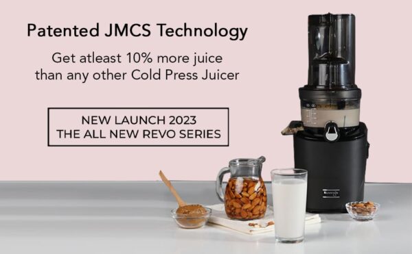 Kuvings REVO830 Black Luxury Cold Press Whole Slow Juicer, World's 1st Patented Auto-Cutting Auger to reduce juicing time, 12 Yrs Motor Warranty, 240W Strong Motor, All-in-1 Fruit & Vegetable Juicer - Image 5