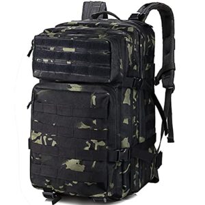 Monoki Travel Backpacks, Dark Camo, Adults, Military Tactical
