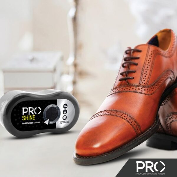 PRO Quick Shine (Neutral) | Shoe Shining Sponge | Instant Shoe Shiner for Leather Shoe | Versatile & Durable - Image 2