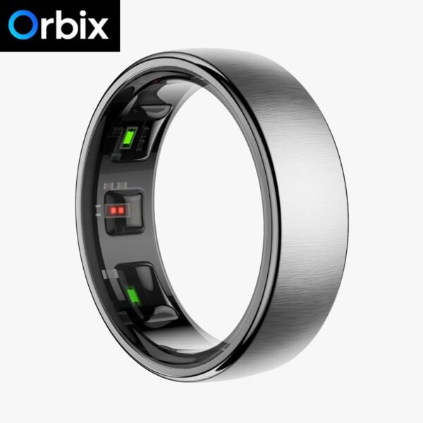 Orbix Smart Ring | Health & Fitness Tracker | Minimal Titanium Ring | Sleep & Stress Insights | Smart Ring for Men & Women | Silver Mist Size 9 - Image 2