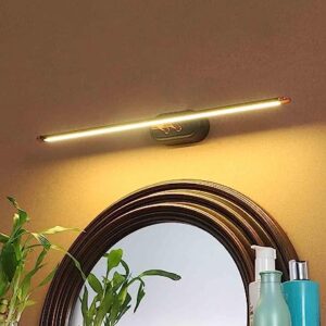 Desidiya 6W 3-in-1 Color Changing Black Rose Gold Finish LED Mirror Picture Wall Light,Bathroom Vanity Led Mirror Light with 2 Year Warranty (Cool White/Warm White/Natural White)-Pack of 1